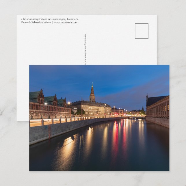 KöpenhamnsDanmark Vykort (Fram/baksida)