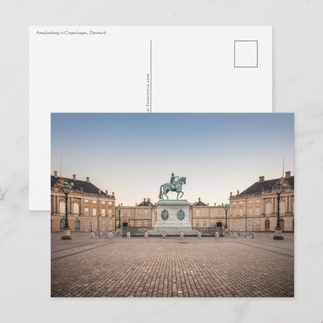 KöpenhamnsDanmark Vykort (Fram/baksida)