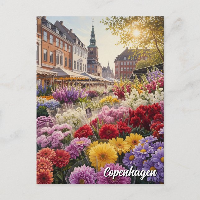 Köpenhamnsfärd Danmark - resor Vykort (Framsida)