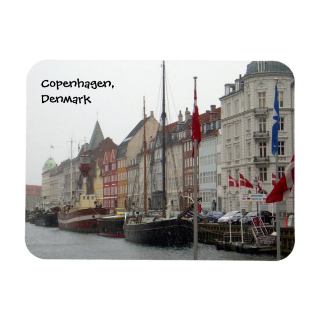 Köpenhamnskanalen (Nyhavn) Magnet (Horisontell)