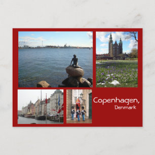 Köpenhamnskollage Vykort