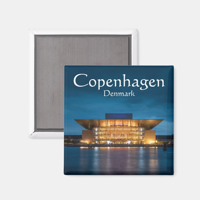 Köpenhamnsopera House Magnet (Front/Back)