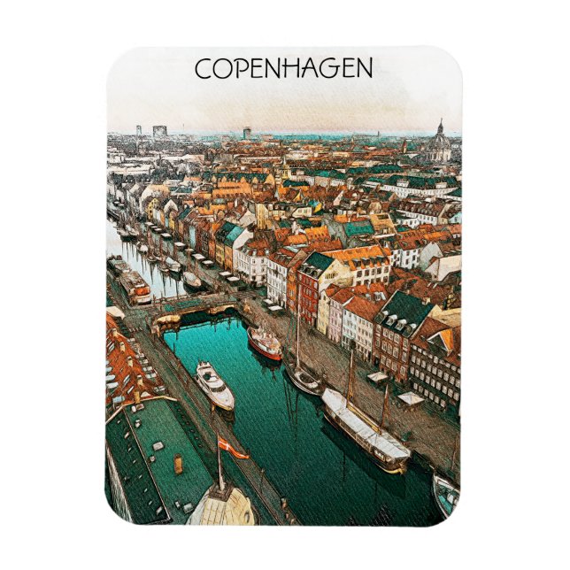 Köpenhamnsregion, Danmark Magnet (Vertikal)