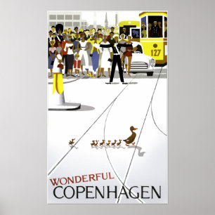 Köpenhamnsreseaffisch Poster