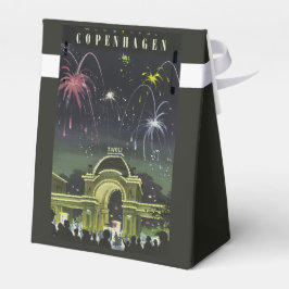 Köpenhamnsruta för Vintage resor Presentaskar