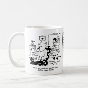 Köper Resa. Postutgift. Överutnyttjande av butiker Kaffemugg