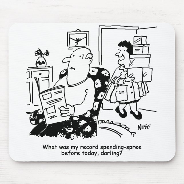 Köper Resa. Postutgift. Överutnyttjande av butiker Musmatta (Framsidan)