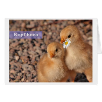 Kopf hoch hälsningskort