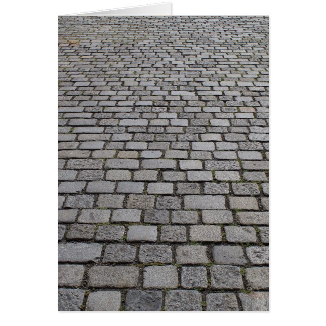 Kopfsteinpflaster Hälsningskort (Framsidan)