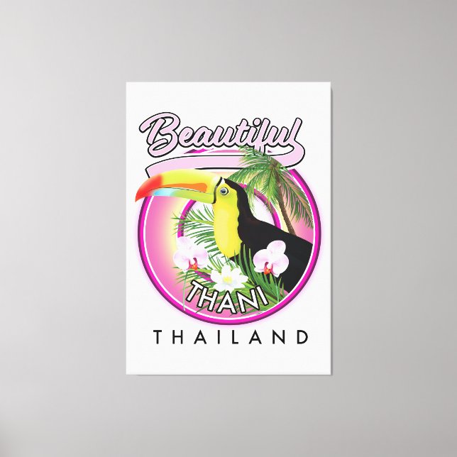 Kopia av Beautiful Thani Thailand Canvastryck (Framsida)