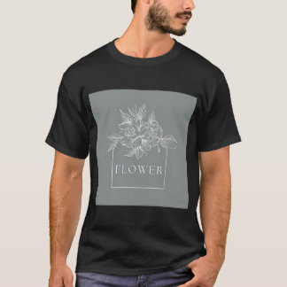 Kopia av blomstermärken t shirt