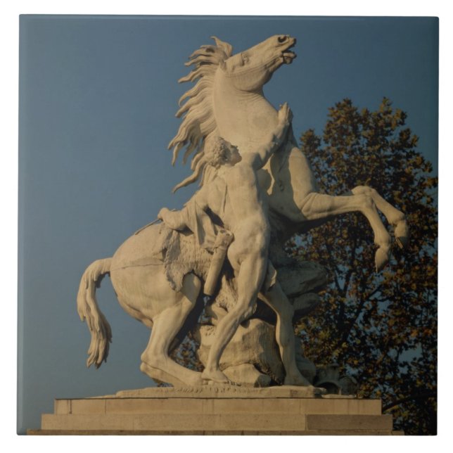 Kopia av en av de två "Marly häst originall Kakelplatta (Framsidan)