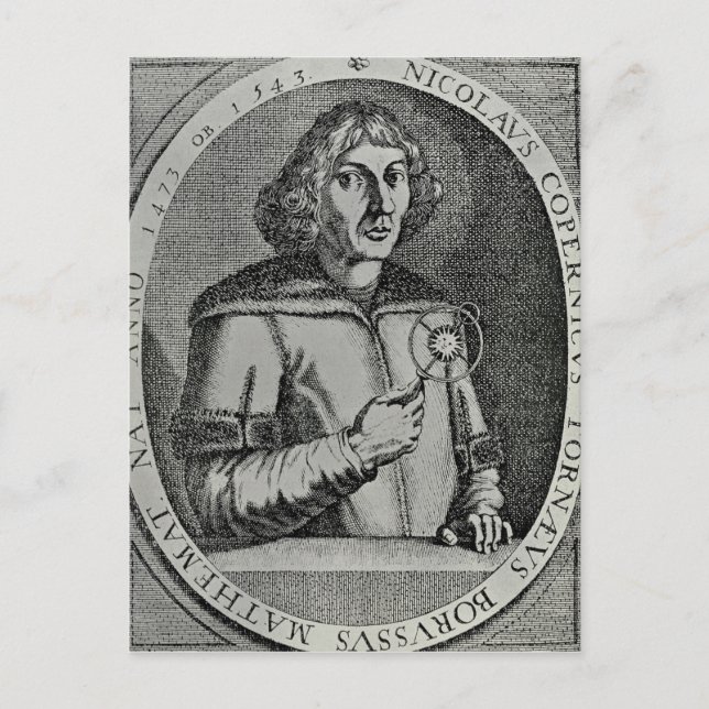 Kopia av ett självporträtt vykort (Framsida)