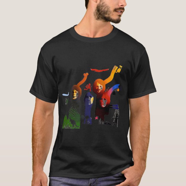 Kopia av %%Face--Colourfull-Aba&& T Shirt (Framsida)