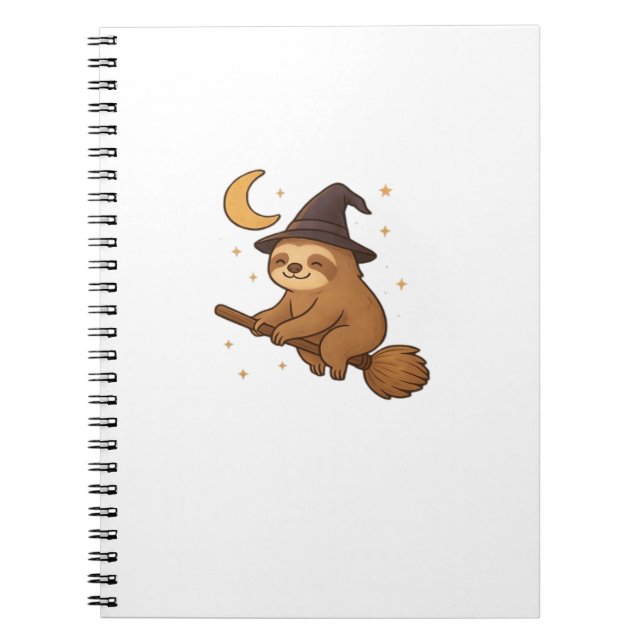 Kopia av Ghost Hedgehog Librarian � Rolig Hallowee Anteckningsbok (Framsidan)