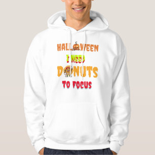 Kopia av Halloween, jag behöver inte vara fokusera Hoodie