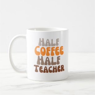 Kopia av halvkaffelärare kaffemugg