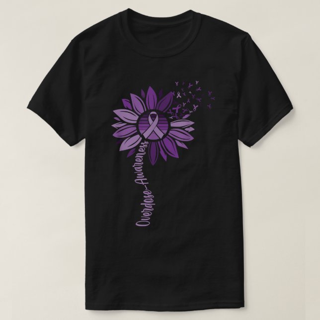 Kopia av information om överdosering av solros Ros T Shirt (Design framsida)