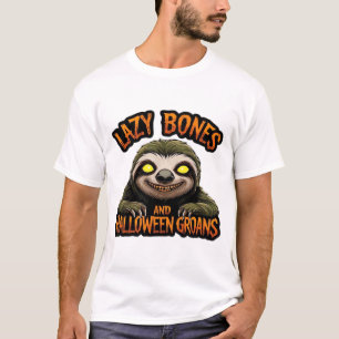 Kopia av Lazy Bones och Halloween Groans - Kuslig T Shirt