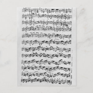Kopia av 'Partita in D Minor for Violin' Vykort