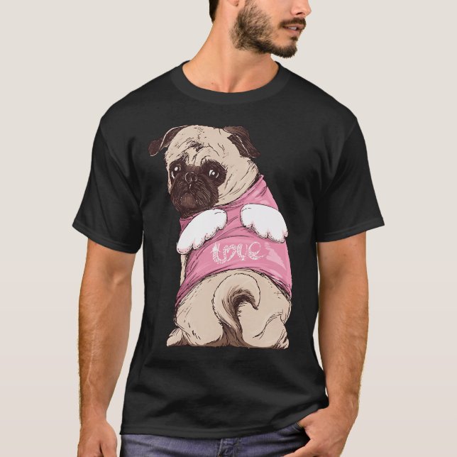 Kopia av söt ängelpug t shirt (Framsida)
