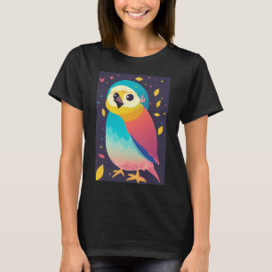 Kopia av söt fågelkonst t shirt