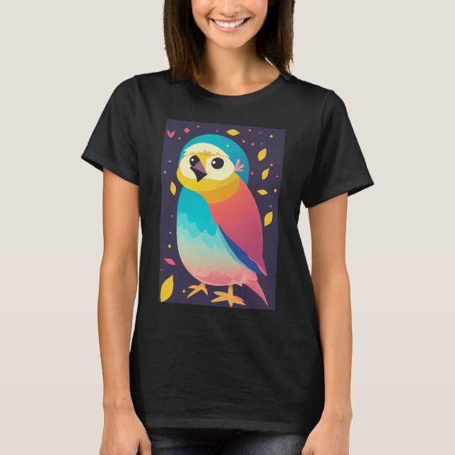 Kopia av söt fågelkonst t shirt (Framsida)