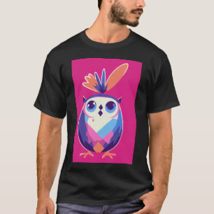 Kopia av söt fågelkonst t shirt