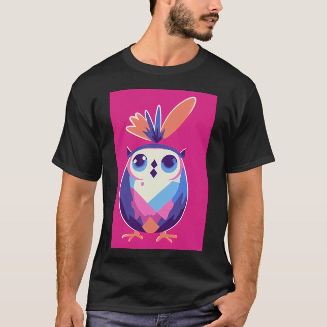 Kopia av söt fågelkonst t shirt (Framsida)