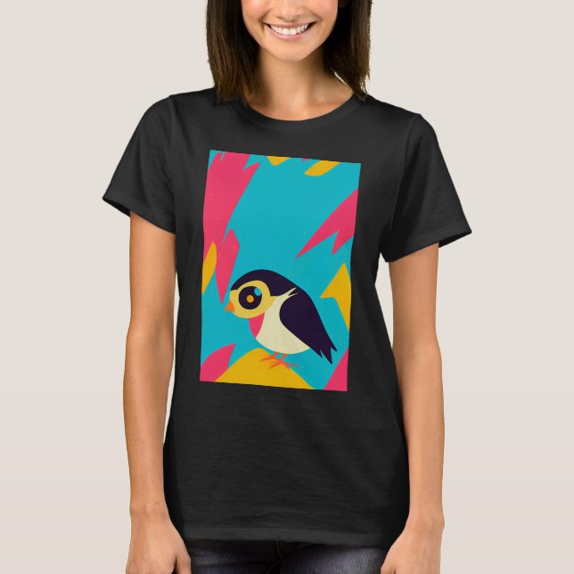 Kopia av söt fågelkonst t shirt (Framsida)