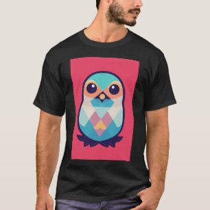 Kopia av söt fågelkonst t shirt