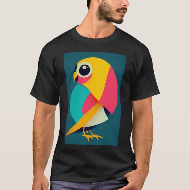 Kopia av söt fågelkonst t shirt (Framsida)