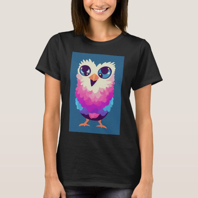 Kopia av söt fågelkonst t shirt (Framsida)