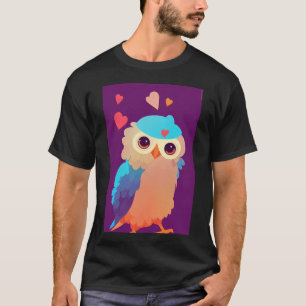 Kopia av söt fågelkonst t shirt