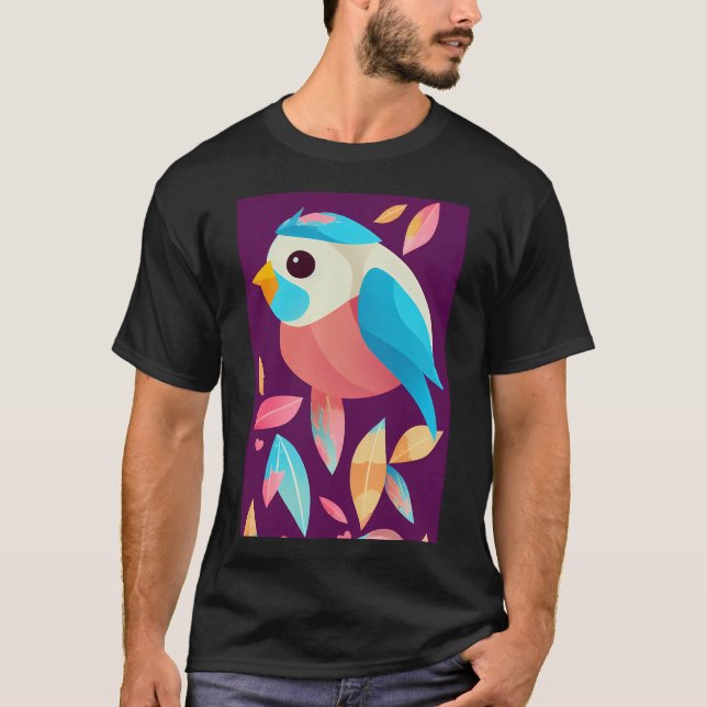 Kopia av söt fågelkonst t shirt (Framsida)