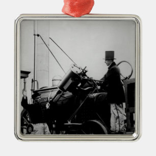 Kopia av Stephensons raket, 1929 Julgransprydnad Metall