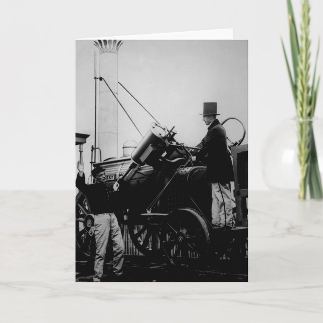 Kopia av Stephensons raket, 1929 Kort (Framsida)