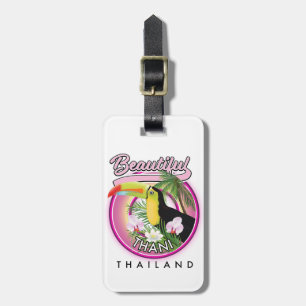 Kopia av vackra Thani Thailand Bagagebricka