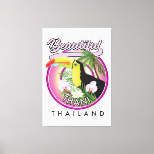 Kopia av vackra Thani Thailand Canvastryck