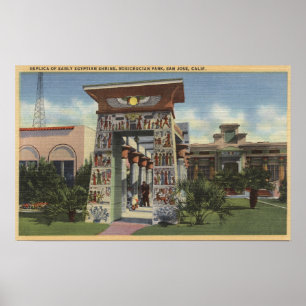 Kopian av den egyptiska relikskrinen, Rosicrucian Poster