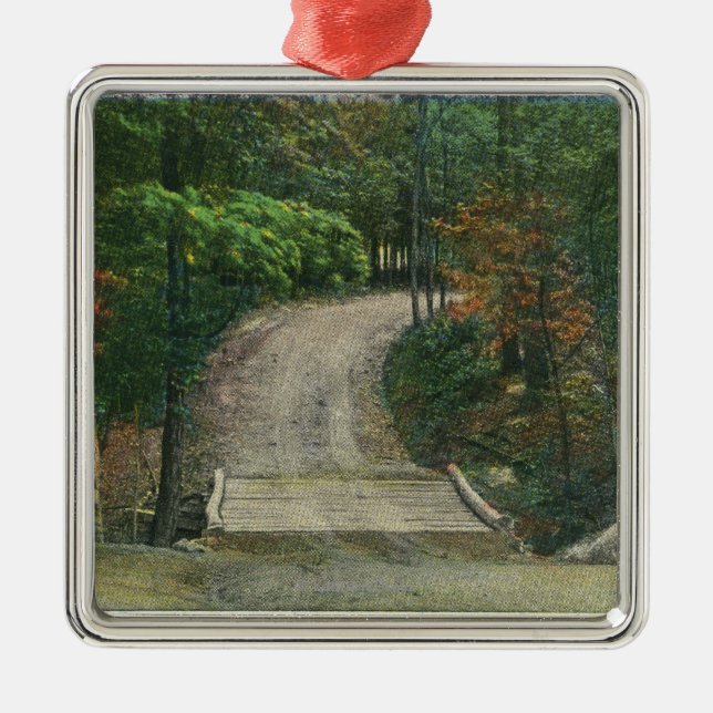 Kopian av jumbon för Gen Burgoynes överbryggar Julgransprydnad Metall (Framsidan)