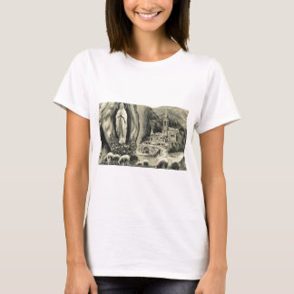 Kopiavintage bild Lourdes, pilgrimsfärd 1895 T Shirt