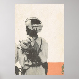 Kopiavintage bild, Marrakesh, Maroc Poster
