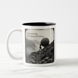 Kopidion - Hacking Byråkracy-teckningar Två-Tonad Mugg