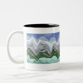 Kopidion Shmoocon-datavisualisering Två-Tonad Mugg