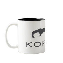 Kopidion-svärd logotyp kaffe mugg