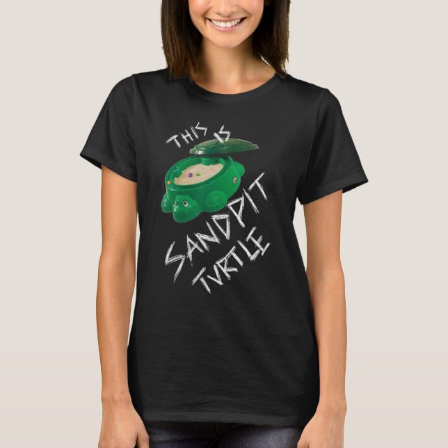 Kopie von det här är Sandpit Turtle T Shirt (Framsida)