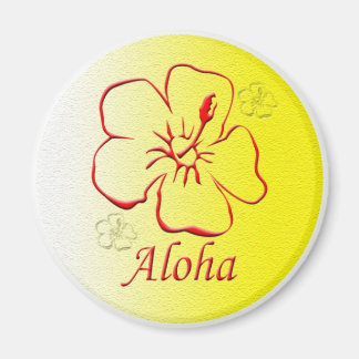 Kopiera Aloha-knapp Magnet