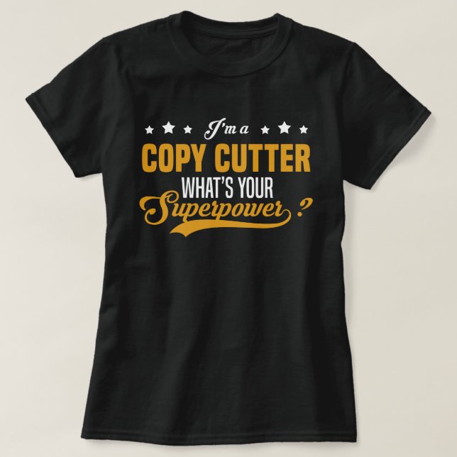 Kopiera Cutter T Shirt (Design framsida)