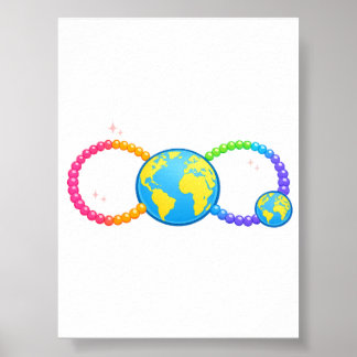 Kopiera hjärta, kopiera armband, i vår mån-era Art Poster